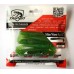 Рибальська приманка силіконова, Taipan Slim View Fat, 3,3 дюйми, 6шт/уп, колір №08 Green neon